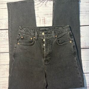 Denim Forum Women’s The Arlo High Rise Straight 28L Jeans Size 24